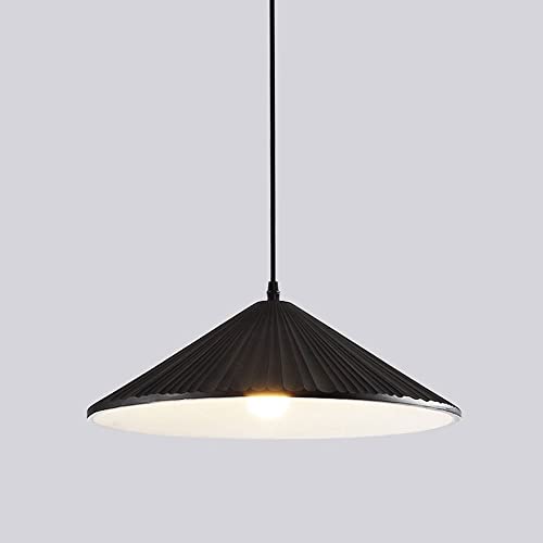 Lustre suspension moderne E26 plafonnier industriel en résine et métal