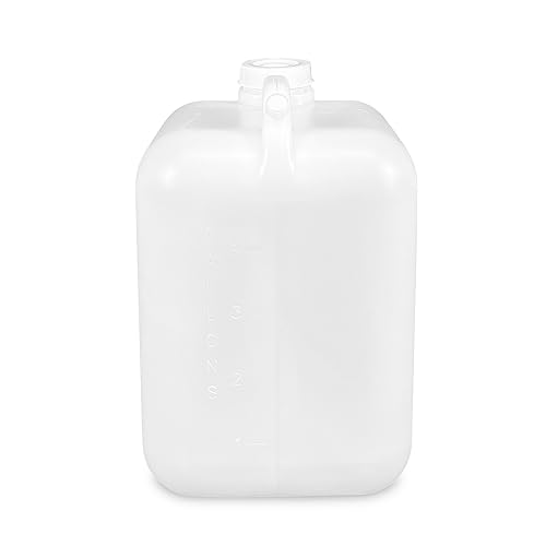 3 set- 5 Gallon Plastic Hedpack with cap, White