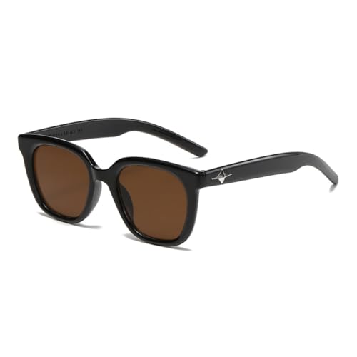 Lunettes de soleil rectangulaires anti-éblouissement et nuances UV400 haute fidélité