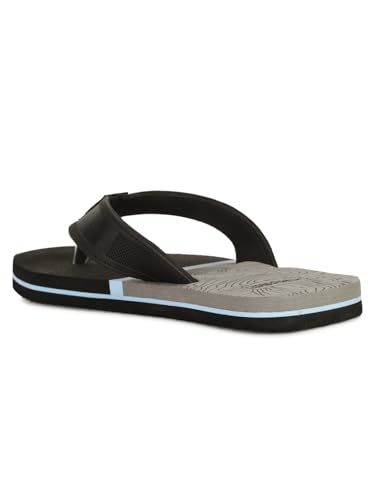 Image of Bata Oasis Men's Black Flip Flops - 8 UK (8716204)