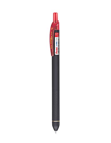 Image of Pentel Energel Click Roller Gel Pen By DTL Company (Red, 5 Pcs)