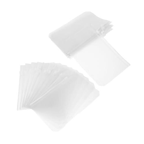 WEKAMOS 20個バインダーインサート ジッパー付き再利用可能ポーチ カード