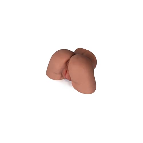 Image of BIG SHOCKED Pocket Pussy for Men - Male Sex Toys Brown Sex Doll Portable Mens Male Masturbator Sex Dolls Realistic Adult Toys 3D Lifelike Soft Butt & Vagina Anal Love Doll Torso Flesh Stroker Light