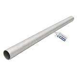 GeZu Impex Tubo de Acero 27mm x 700mm Tubo de Acero Galvanizado por Inmersión en Caliente para Abrazaderas Pasamanos Estructuras Muebles y Construcción