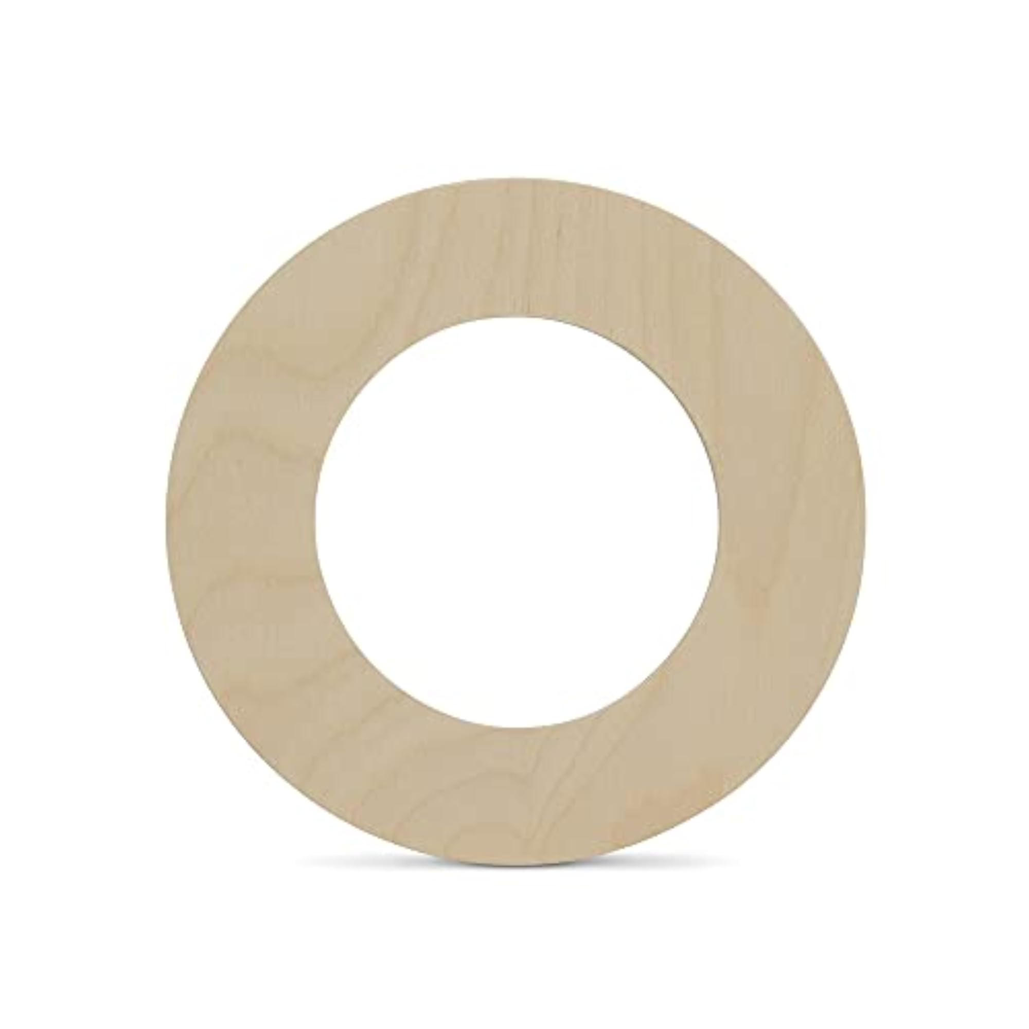 Wooden Letter O Unfinished Decorative Craft Monogram