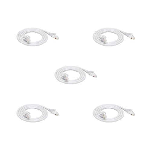 5�̃Z�b�gCAT6 �l�b�g���[�N �P�[�u�� 550Mhz �ш敝�����C�[�T�l�b�g �C���^�[�l�b�g LAN �P�[�u���ARJ45 �I�X �R�l�N�^�t���A1 ���[�g�� 1M