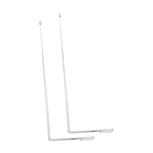 Sosoport 2個不??伸縮式ダウジングロッド 軽量で滑らかな表面 アウトドア探査用属探知棒 キャンプや風水エネルギー検出に適した伝統的検出