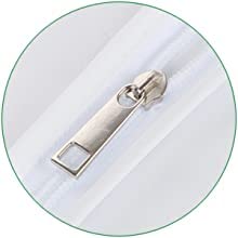 Nicole Fantini's Garment Bags 2- Suit Bag for Storage 53 X 23 inches Dust Proof Suit Protector Cover with Full Zipper for Suit Coat Dress Closet Storage