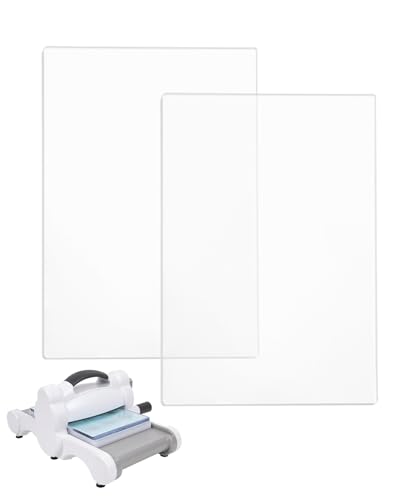 UCEC 2 Pack Standard Cutting Pads for Die Cutting Machine Clear Cutting Plates Cutting Pad Base Plate Kit 8.75 x 6 Inch (222 x 152 x 3mm) for Scrapbooking & Card Making