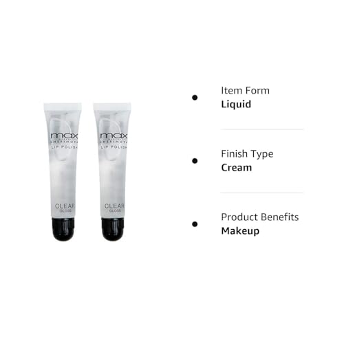 Cherimoya MAX Makeup Clear Lip Polish (2 Pieces)