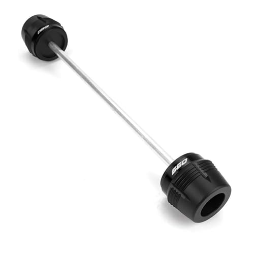 SHYYBD Motorrad-Gabel-Sturzschutz Für Vorder- Und Hinterrad, Passend Für Aprilia RS660, Tuono 660 (Werksmodell 2021–2025) Crash Protector(Schwarz,X-Rear)