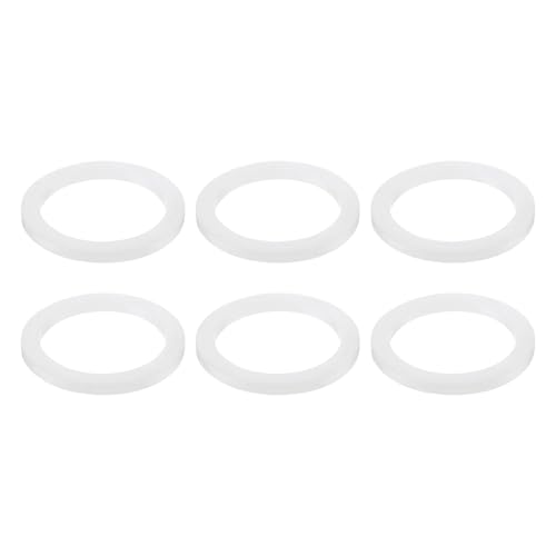 Rondelle plate silicone DN65 uxcell en caoutchouc blanc massif pour isolation thermique de 9.5cm