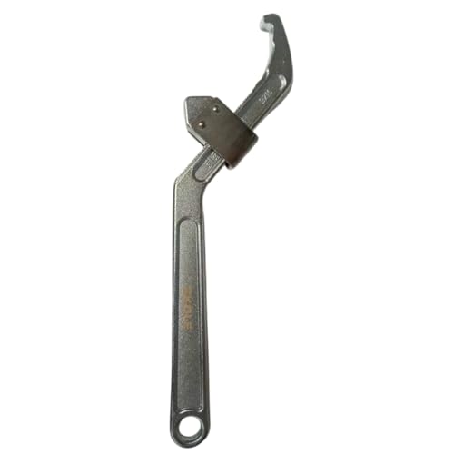 Image of Adjustable C Spanner Hook Wrench 95-165 mm, Square Head Nut Wrench for Automotive & Machinery Maintenance