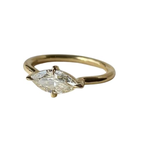 Silvart East West Diamond Ring