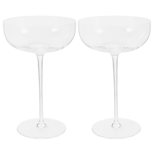 MAGICLULU 2 Piezas Copa De Vino Tipo Cáliz Transparente De Cristal Copas De Vino Forma De Globo Para Obsequio Para Mujer Para El Hogar