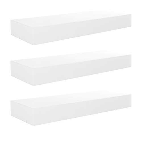 Kieragrace - Fn00292-1Mc Modern Floating-Shelves, Pack Of 3, White, 3 Count #TOP2