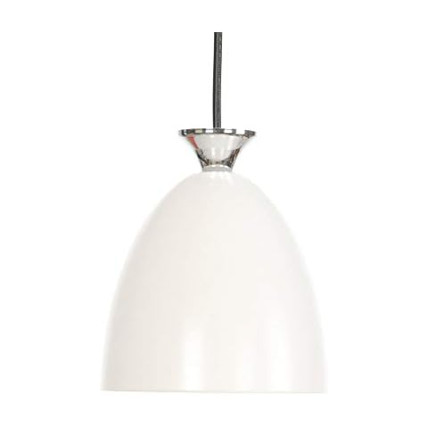 FZC-YM American Chandelier, Iron Art Pendant Lamp Ceiling Lighting Simple color Hanging Lamp for Indoor Stairwell Room Corridor, white Cover