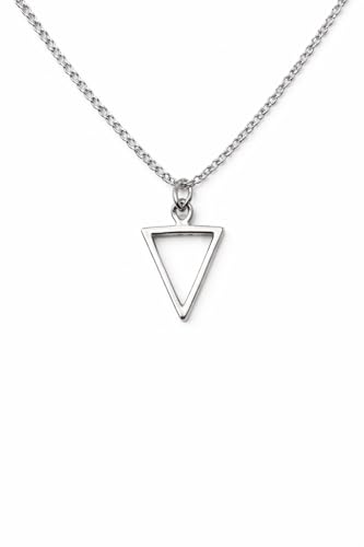 Triangle necklace for men