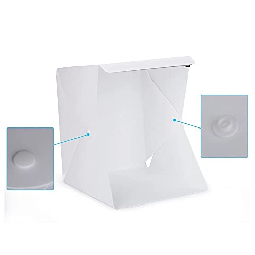 oneyuan 200/300 / 400mm Mini Mini Photostudio Dobrável Lightbox Fotografia Estúdio Softbox LED Light