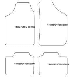 Tappetini auto per Fiat Bravo I 1996-2001 - MTM Shop