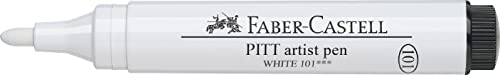 Caneta artística Faber Castell Pitt branca 101