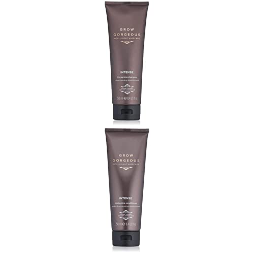 Grow Gorgeous Intensiv verdickende Haar Shampoo, 250 ml+Grow Gorgeous Intense Conditioner 250ml