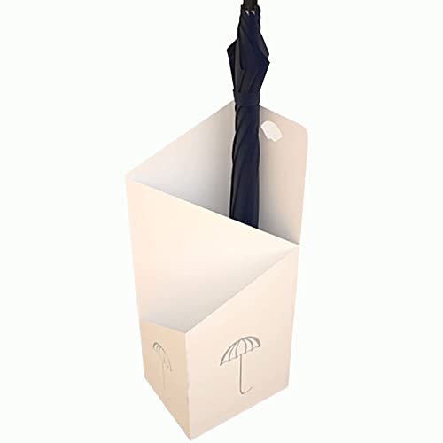 Porte-parapluie géométrique en métal pour organiser le couloir d'entrée