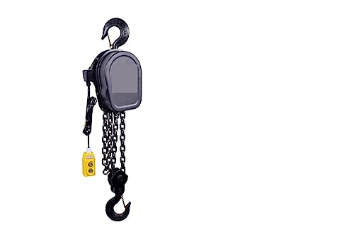 Electric Chain Hoist Hoist Industrial Lifting Manganese Steel Reverse Chain Trial Lifting for Cars, Home Improvement, Cargo Handling(3 tons 3m)