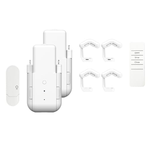 Fangxuee 2 Motores de Cortina Automáticos Inteligentes con Wifi y...