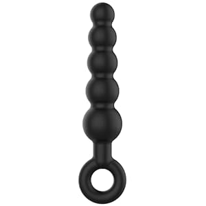 8 inch Silicone Anal Beads Butt Plug with Pull Ring,Long...