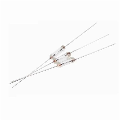 Fusibles en verre axiaux rapides 3 x 10 mm 0.5A 250V avec fil conducteur (lot de 5)