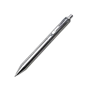 Titanium fontein Pen Business Office Signature Pen Ballpoint Pocket Pen Push Button Type Metal Color 1pc Home Supplies