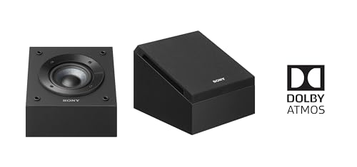 Image of Sony SSCSE Dolby Atmos Enabled Speakers, Black (Pair), 4 Inch (Pack of 2)