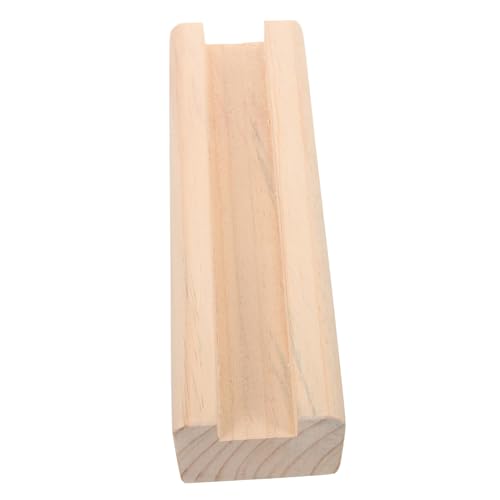 UTHCLO Supporto per Specchio Figura Intera in Legno Massello Base Antiscivolo per Specchi da Pavimento e Cornici Design Minimalista per Decorazione Casa
