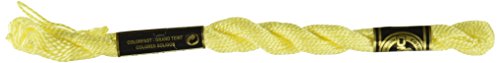 Hilo de algodón Pearl Cotton DMC 115 3-445 color limón claro miniatura 1