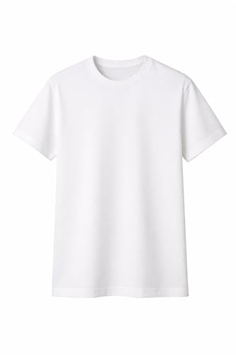 Image of Style Lockers Kids Plain T-Shirt Boys Cotton Crew Neck Short Sleeve School PE Casual Basic Tee Top White 7-8 Years