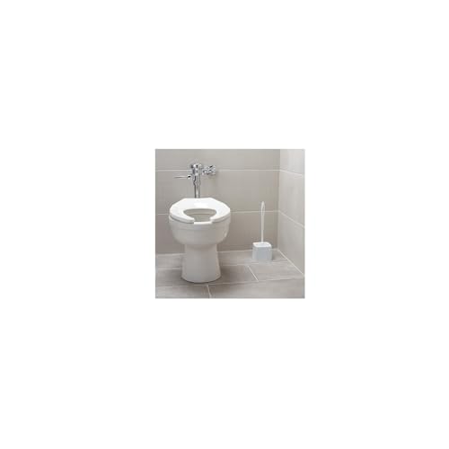 Image of Rubbermaid Commercial Products 5 inch Toilet Bowl Brush Holder White Compact Design for Toilet Brush Storage for Bathroom /Professional /Janitorial Use