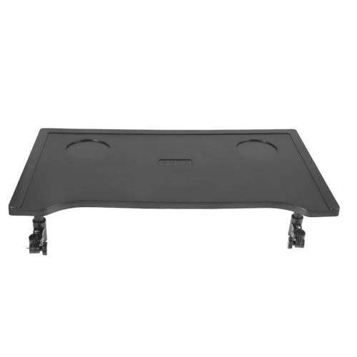 KOMBIUDA Lightweight Wheelchair Table Lap Tray Tilt Bars Eating Tray Cup Holders for Seniors Adults