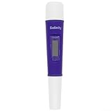 Medidor de salinidad de calidad del agua con rango de medición 0-19.99 PPT y compensación para acuarios, pruebas de agua de mar y preparación de alimentos