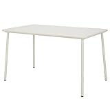 BUTLERS Balkontisch 130x60cm Stahl -Junto- Großer Gartentisch für 4 Personen | Wetterfester Terrassentisch im Industrial-Design | Moderner Metalltisch pulverbeschichtet | Gartenmöbel & Balkonmöbel