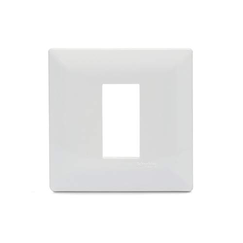 Image of Schneider Electric Livia Plastic 3 Module Grid and 3 Module Cover Frame (White)