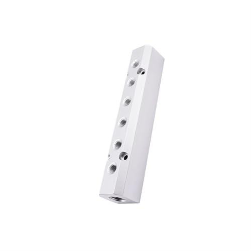 Distribuidor de colector neumático de 3 vías y 6 puertos en aluminio con rosca de 1/2 Pt 3