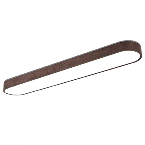 Plafonnier LED pour couloir et cuisine style rétro bois et métal
