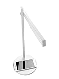 Newhouse Lighting NHDK-AD-WH Adonis Minimalist Modern LED Desk Lamp with Fast Wireless Charger for iPhone, Samsung & Qi-Enabled Phones, 3 Brightness Levels & 3 Color Modes, White