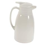 Amosfun Botella de agua térmica ligera con aislamiento térmico blanco, botella de agua cálida práctica para viajes y uso diario