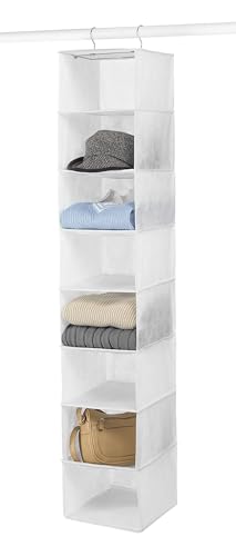 Whitmor 8 Section Accessory Shelves White