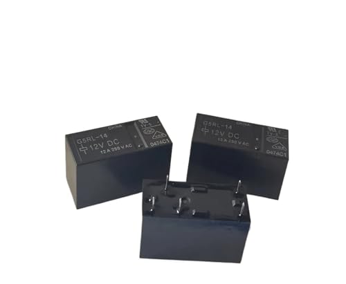 Relé G5RL-14 12V de 5 pines y 12A para control de circuitos