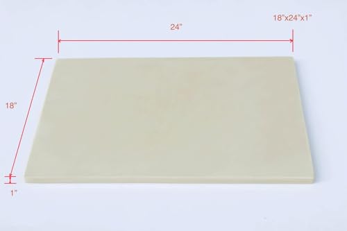 Tabla de Cortar SUNRISE de Goma Rectangular 61 cm x 46 cm x 2.54 cm miniatura 3