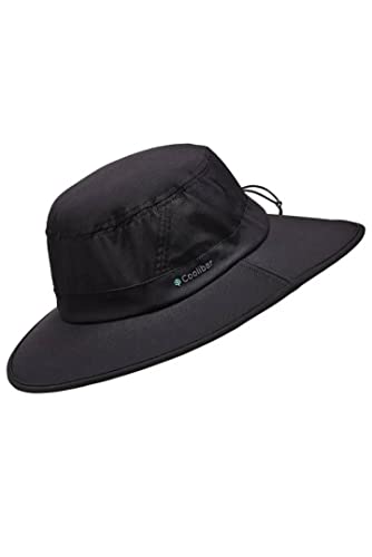 Performance Golf Hat with Wide Brim - UPF 50+ Sun Protection - Fore Golf in Black
