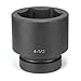 Grey Pneumatic 2-1/2" Drive x 6-1/4" 6 Point Standard Impact Socket (GRY-7200R)